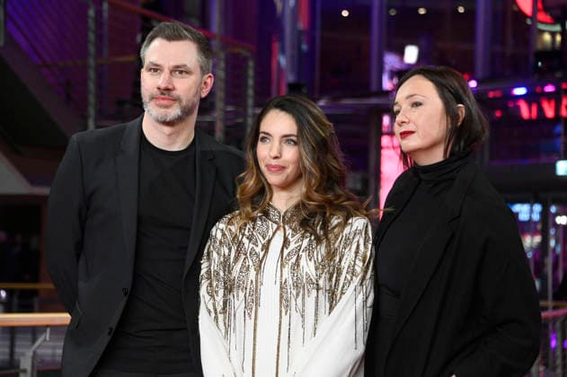 FrÃ deric Hambalek, Sofia Alaoui, Dorota Lech at the Closing Ceremony with Award Ceremony at the Berlinale 2026 76 Berlin International Film Festival in the Berlinale Palast Berlin, 21 02 2026 Foto:xN.xKubelkax xFuturexImagex closing_6486