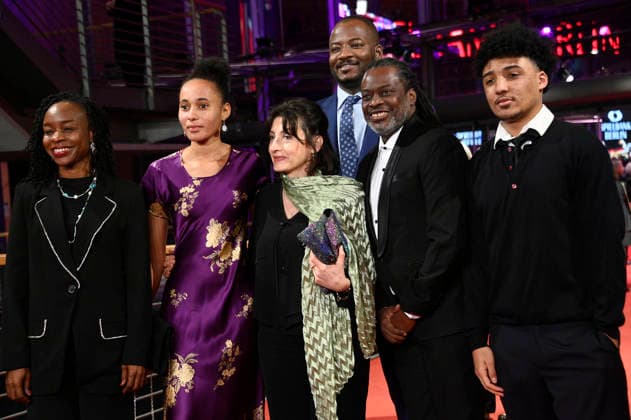 Achouackh Abakar Souleymane, Maimouna Miawama, Florence Stern and team at the Closing Ceremony with Award Ceremony at the Berlinale 2026 76 Berlin International Film Festival in the Berlinale Palast Berlin, 21 02 2026 Foto:xN.xKubelkax xFuturexImagex closing_6487