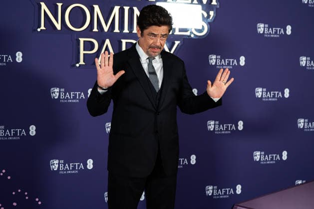 February 21, 2026, London, United Kingdom: Benicio Del Toro attends the Nominees Party for the EE BAFTA Film Awards 2026 at the National Portrait Gallery. London United Kingdom  - ZUMAs197 20260221_aaa_s197_270 Copyright: xLounisxTiarx