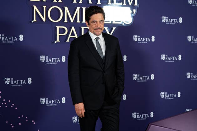 EE BAFTA Film Awards 2026 Nominees Party in London, UK - 21 Feb 2026 Benicio Del Toro attends the Nominees Party for the EE BAFTA Film Awards 2026 at the National Portrait Gallery. London United Kingdom Copyright: xLounisxTiarx xSOPAxImagesx _DSC9707