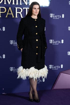 February 21, 2026, London, United Kingdom: Inga Ibsdotter Lilleaas attends the Nominees Party for the EE BAFTA Film Awards 2026 at the National Portrait Gallery. London United Kingdom  - ZUMAs197 20260221_aaa_s197_311 Copyright: xLounisxTiarx