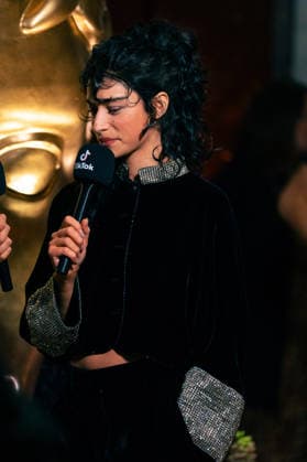 February 21, 2026, London, United Kingdom: Odessa A zion attends the Nominees Party for the EE BAFTA Film Awards 2026 at the National Portrait Gallery. London United Kingdom  - ZUMAs197 20260221_aaa_s197_316 Copyright: xLounisxTiarx