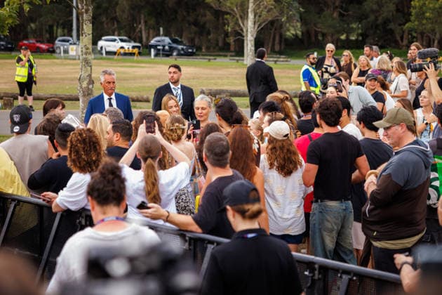 TROPFEST, Margot Robbie arrives ahead of the black carpet for Tropfest at Centennial Park in Sydney, Sunday, February 22, 2026. ( NO ARCHIVING SYDNEY NEW SOUTH WALES AUSTRALIA  Copyright: xNADIRxKINANIx 20260222122694476203