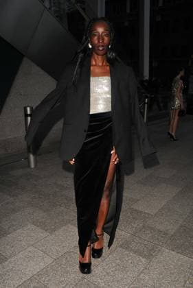 FW a w 2026 fashion show arrivals Eunice Olumide at the Julien Macdonald LFW a w 2026 fashion show arrivals, The Shard, London Bridge, on Saturday 21 February 2026 in London, England, UK. CAP CAN CAN London UK Great Britain Copyright: xCanxNguyen CapitalxPicturesx
