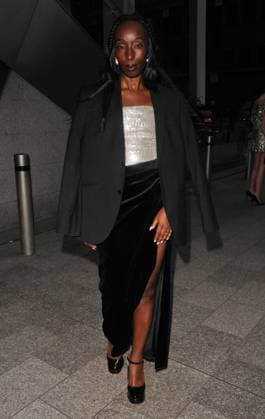 FW a w 2026 fashion show arrivals Eunice Olumide at the Julien Macdonald LFW a w 2026 fashion show arrivals, The Shard, London Bridge, on Saturday 21 February 2026 in London, England, UK. CAP CAN CAN London UK Great Britain Copyright: xCanxNguyen CapitalxPicturesx