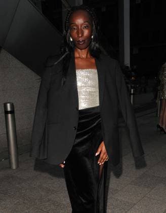 FW a w 2026 fashion show arrivals Eunice Olumide at the Julien Macdonald LFW a w 2026 fashion show arrivals, The Shard, London Bridge, on Saturday 21 February 2026 in London, England, UK. CAP CAN CAN London UK Great Britain Copyright: xCanxNguyen CapitalxPicturesx