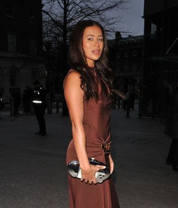 FW a w 2026 fashion show arrivals Montana Brown at the Julien Macdonald LFW a w 2026 fashion show arrivals, The Shard, London Bridge, on Saturday 21 February 2026 in London, England, UK. CAP CAN CAN London UK Great Britain Copyright: xCanxNguyen CapitalxPicturesx