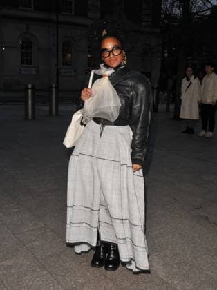 FW a w 2026 fashion show arrivals Barbara Ayozie Fu Safira at the Julien Macdonald LFW a w 2026 fashion show arrivals, The Shard, London Bridge, on Saturday 21 February 2026 in London, England, UK. CAP CAN CAN London UK Great Britain Copyright: xCanxNguyen CapitalxPicturesx