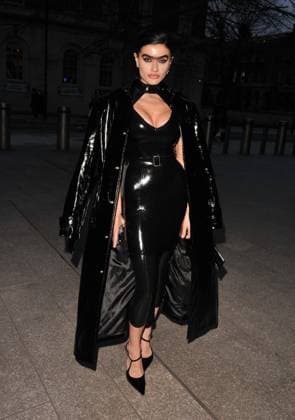FW a w 2026 fashion show arrivals Sophia Hadjipanteli at the Julien Macdonald LFW a w 2026 fashion show arrivals, The Shard, London Bridge, on Saturday 21 February 2026 in London, England, UK. CAP CAN CAN London UK Great Britain Copyright: xCanxNguyen CapitalxPicturesx