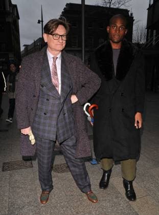 FW a w 2026 fashion show arrivals Hamish Bowles at the Julien Macdonald LFW a w 2026 fashion show arrivals, The Shard, London Bridge, on Saturday 21 February 2026 in London, England, UK. s CAP CAN CAN London UK Great Britain Copyright: xCanxNguyen CapitalxPicturesx