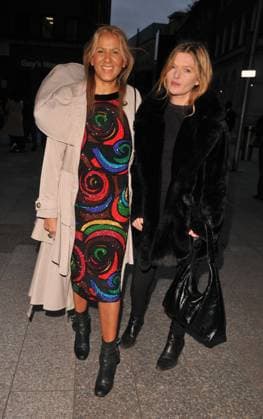 FW a w 2026 fashion show arrivals Azzi Glasser and Sophie Kennedy Clark at the Julien Macdonald LFW a w 2026 fashion show arrivals, The Shard, London Bridge, on Saturday 21 February 2026 in London, England, UK. CAP CAN CAN London UK Great Britain Copyright: xCanxNguyen CapitalxPicturesx