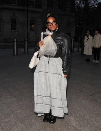 FW a w 2026 fashion show arrivals Barbara Ayozie Fu Safira at the Julien Macdonald LFW a w 2026 fashion show arrivals, The Shard, London Bridge, on Saturday 21 February 2026 in London, England, UK. CAP CAN CAN London UK Great Britain Copyright: xCanxNguyen CapitalxPicturesx