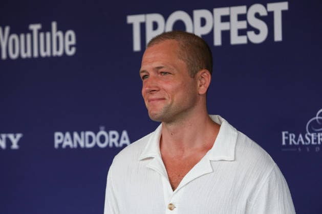 February 22, 2026: TARON EGERTON attends Tropfest 2026 at Centennial Park on February 22, 2026 in Sydney, NSW Australia  - ZUMAa155 20260222_aaa_a155_023 Copyright: xChristopherxKhouryx