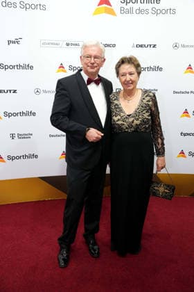 Roland Koch and Anke Koch at the Ball of Sports on 21 02 2026 in Frankfurt Ball of Sports 2026 in Frankfurt a Main