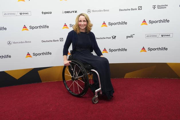 Anna Schaffelhuber at the Ball des Sports on 21 02 2026 in Frankfurt Ball des Sports 2026 in Frankfurt a Main