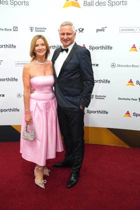 Anna Poschand Stefan Bloecher at the Ball of Sports on 21 02 2026 in Frankfurt Ball of Sports 2026 in Frankfurt a Main