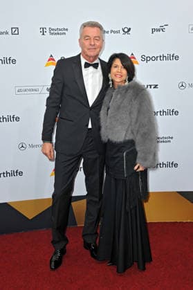 55 Ball of Sports Detlef Braun with companion on the occasion of the 55 Ball of Sports on 21 02 2026 in the Festhalle Frankfurt Main 20260221MWI110154