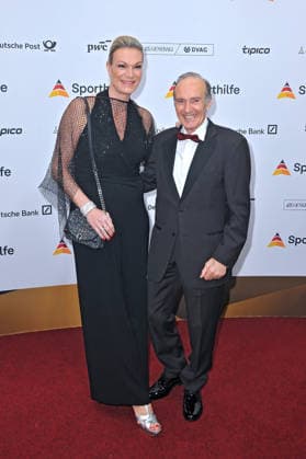 55 Ball of Sports Eberhard Gienger and Maria Riesch on the occasion of the 55 Ball of Sports on 21 02 2026 in the Festhalle Frankfurt Main 20260221MWI110190