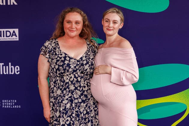 TROPFEST, Danielle Macdonald and Claude Scott-Mitchell walk the black carpet for Tropfest at Centennial Park in Sydney, Sunday, February 22, 2026. ( NO ARCHIVING SYDNEY NEW SOUTH WALES AUSTRALIA  Copyright: xNADIRxKINANIx 20260222184421927988