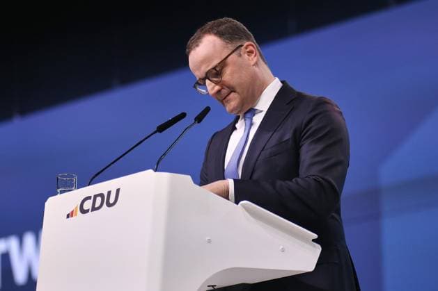 Stuttgart, Baden Württenberg, Germany, 21 02 2026 Exhibition Hall 38 Federal Party Conference of the CDU Germany Jens Spahn Copyright: xdtsxNachrichtenagenturx dts_107819