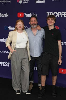 February 22, 2026: SARAH SNOOK (L) attends Tropfest 2026 at Centennial Park on February 22, 2026 in Sydney, NSW Australia  - ZUMAa155 20260222_aaa_a155_043 Copyright: xChristopherxKhouryx