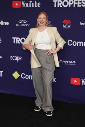 February 22, 2026: SARAH SNOOK attends Tropfest 2026 at Centennial Park on February 22, 2026 in Sydney, NSW Australia  - ZUMAa155 20260222_aaa_a155_045 Copyright: xChristopherxKhouryx