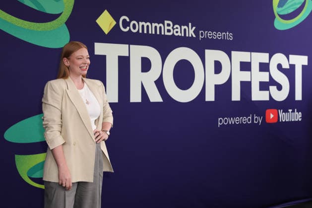 February 22, 2026: SARAH SNOOK attends Tropfest 2026 at Centennial Park on February 22, 2026 in Sydney, NSW Australia  - ZUMAa155 20260222_aaa_a155_059 Copyright: xChristopherxKhouryx