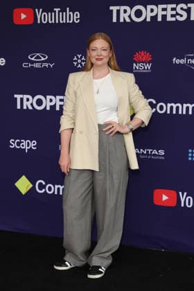 February 22, 2026: SARAH SNOOK attends Tropfest 2026 at Centennial Park on February 22, 2026 in Sydney, NSW Australia - ZUMAa155 20260222_aaa_a155_055 Copyright: xChristopherxKhouryx