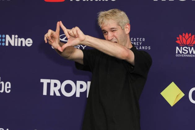 February 22, 2026: DANNY PHILIPPOU attends Tropfest 2026 at Centennial Park on February 22, 2026 in Sydney, NSW Australia  - ZUMAa155 20260222_aaa_a155_064 Copyright: xChristopherxKhouryx