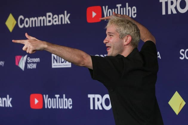 February 22, 2026: DANNY PHILIPPOU attends Tropfest 2026 at Centennial Park on February 22, 2026 in Sydney, NSW Australia - ZUMAa155 20260222_aaa_a155_076 Copyright: xChristopherxKhouryx