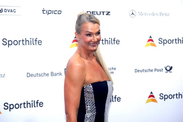 55 Ball des Sports 2026 Frankfurt am Main, 21 02 2026 Franziska van Almsick at the 55 Ball des Sports 2026 in the Festhalle Frankfurt Hessen Copyright: xMatthiasxGränzdörferx