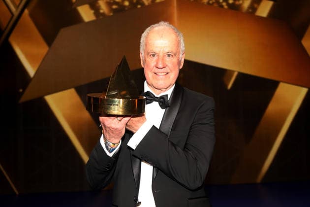 55 Ball des Sports 2026 Frankfurt am Main, 21 02 2026 Firtz Fischer receives the Golden Pyramid at the 55 Ball des Sports 2026 in the Festhalle Frankfurt Hessen Copyright: xMatthiasxGränzdörferx