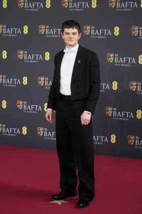 2026 EE BAFTA Film Awards, Royal Festival Hall, London, UK, 22 February 2026. Robert Aramayo at the 2026 EE BAFTA Film Awards, Royal Festival Hall, London, UK, 22 February 2026., Credit:Julie Edwards Avalon United Kingdom, London Copyright: xJuliexEdwardsx xAvalonx 1077375976