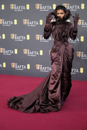 2026 EE BAFTA Film Awards, Royal Festival Hall, London, UK, 22 February 2026. Teyana Taylor at the 2026 EE BAFTA Film Awards, Royal Festival Hall, London, UK, 22 February 2026., Credit:Julie Edwards Avalon United Kingdom, London Copyright: xJuliexEdwardsx xAvalonx 1077391285