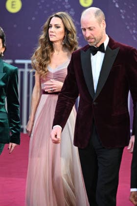 Celebrities arrive at the 2026 BAFTA Film Awards at Royal Festival Hall, London Featuring: Catherine, Princess of Wales, William, Prince of Wales Where: London, United Kingdom When: 22 Feb 2026 Credit: Cover Images **NOT AVAILABLE FOR HELLO MAGAZINE** EDITORIAL USE ONLY. NOT FOR USE BY NEWSPAPERS BASED IN THE UK. Copyright: xx coverimg55495807