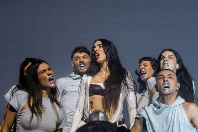 Judeline performs at the Movistar Arena The singer Judeline during her concert at the Movistar Arena, on February 22, 2026, in Madrid Spain The Cadiz artist Lara Fernández Castrelo, better known as Judeline, brings the end of her tour Bodhiria to the Movistar Arena, in what will be her first time at the Madrid venue 22 FEBRUARY 2026 JUDELINE CONCERT MADRID MOVISTAR ARENA PERFORMANCE Madrid Madrid Spain  Copyright: xRicardoxRubiox 7314491