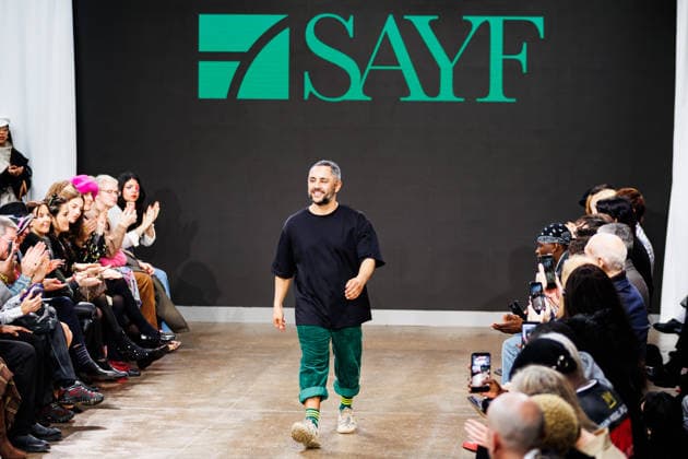 Global Fashion Collective presents SAYF Fall Winter 2026 showcase, as part of Fashion Scout, during London Fashion Week on 22 February 2026 at Protein Studios, Shoreditch Global Fashion Collective presents SAYF Fall Winter 2026 showcase, as part of Fashion Scout, during London Fashion Week on 22 February 2026 at Protein Studios, Shoreditch, Credit:Manuela Langotsch Avalon United Kingdom, London, Protein Studios Shoreditch  Copyright: xManuelaxLangotschx xAvalonx 1077475145