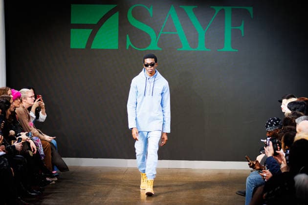 Global Fashion Collective presents SAYF Fall Winter 2026 showcase, as part of Fashion Scout, during London Fashion Week on 22 February 2026 at Protein Studios, Shoreditch Global Fashion Collective presents SAYF Fall Winter 2026 showcase, as part of Fashion Scout, during London Fashion Week on 22 February 2026 at Protein Studios, Shoreditch, Credit:Manuela Langotsch Avalon United Kingdom, London, Protein Studios Shoreditch  Copyright: xManuelaxLangotschx xAvalonx 1077475066