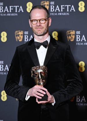 Norwegian director Joachim Trier attends the Winners Room at the EE BAFTA Film Awards at the Royal Festival Hall in London, England on Sunday, February 22, 2026.  LON202602221125 RUNExHELLESTAD