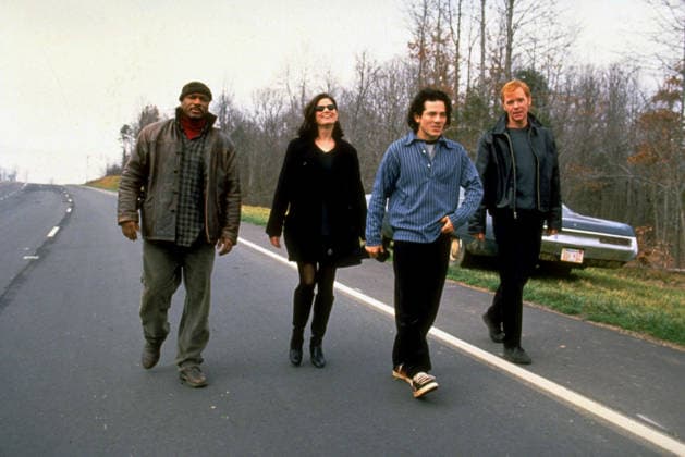 Body Count Movie Stills Apr 11, 1998; Hollywood, CA, USA; VING RHAMES as Pike, LINDA FIORENTINO as Natalie, JOHN LEGUIZAMO as Chino, and DAVID CARUSO as Hobbs in the crime, comedy, drama Body Count directed by Robert Patton-Spruill. Hollywood CA USA Copyright: xIslandxPicturesx