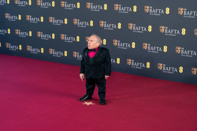 February 22, 2026, London, United Kingdom: Warwick Davis attends the 2026 EE BAFTA Film Awards held at The Royal Festival Hall. London United Kingdom - ZUMAs197 20260222_aaa_s197_573 Copyright: xLounisxTiarx