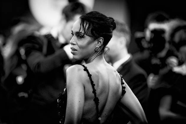 EE BAFTA Film Awards 2026 on Sunday 22 February 2026 Kerry Washington on the Red Carpet at the EE BAFTA Film Awards 2026 on Sunday 22 February 2026 at Royal Festival Hall, London. Editors Note: Image converted to monochrome., Credit:Julie Edwards Avalon  Copyright: xJuliexEdwardsx xAvalonx 1077545268