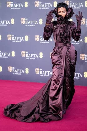 EE BAFTA Film Awards 2026 on Sunday 22 February 2026 Teyana Taylor on the Red Carpet at the EE BAFTA Film Awards 2026 on Sunday 22 February 2026 at Royal Festival Hall, London. ., Credit:Julie Edwards Avalon  Copyright: xJuliexEdwardsx xAvalonx 1077542646