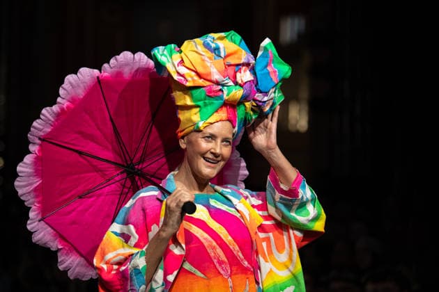 MELBOURNE FASHION FESTIVAL, The Joy Wear runway during Melbourne Fashion Week at the Royal Exhibition Building in Melbourne, Monday, February 23, 2026 ( NO ARCHIVING MELBOURNE VICTORIA AUSTRALIA  Copyright: xJAYxKOGLERx 20260223110666072245