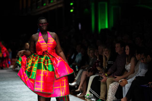 MELBOURNE FASHION FESTIVAL, The Joy Wear runway during Melbourne Fashion Week at the Royal Exhibition Building in Melbourne, Monday, February 23, 2026 ( NO ARCHIVING MELBOURNE VICTORIA AUSTRALIA  Copyright: xJAYxKOGLERx 20260223166208232120