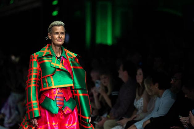 MELBOURNE FASHION FESTIVAL, The Joy Wear runway during Melbourne Fashion Week at the Royal Exhibition Building in Melbourne, Monday, February 23, 2026 ( NO ARCHIVING MELBOURNE VICTORIA AUSTRALIA  Copyright: xJAYxKOGLERx 20260223196965669258