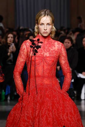 Erdem Fashion Show Ready to Wear Collection Fall Winter 2026 2027 during London Fashion Week LFW February 22nd, 2026 Erdem Fashion Show Ready to Wear Fall Winter 2026 2027 Collection during London Fashion Week LFW February 22nd, 2026 London United Kingdom  Copyright: xAgencex xBestimagexAgencex xBestimagex