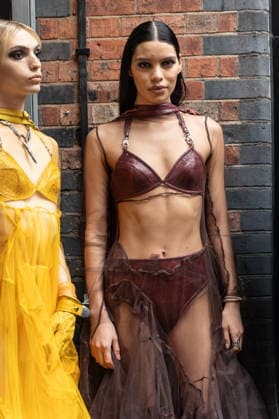 London Fashion Week: Leo Prothmann shows his AW26 Cabana collection at the Mandrake Hotel. Backstage.  Copyright: xcristinaxmasseix xipa-agency.netx xx IPA_Agency_IPA71932506