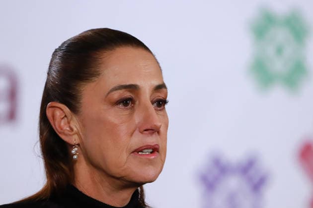 Mexico™s President Claudia Sheinbaum Holds El Mencho News Conference Mexico s President Claudia Sheinbaum speaks during a news conference about the death of Nemesio Oseguera, know El Mencho, leader of the Jalisco Nueva Generacion Cartel, during an operation in Tapalpa, Jalisco, which sparked roadblocks and vehicle burnings in various parts of the country. on February 23, 2026 in Mexico City, Mexico. (Photo by Carlos Santiago Eyepix Group) Copyright: xCarlosxSantiagox xEyepixxGroupx CS_23022026_176464