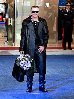 Sanremo, 76th Italian Song Festival. Carpet. Pictured: Samurai Jay.  Copyright: xMaurizioxD Avanzox xipa-agency.netx xPoolxSanremox02x IPA_Agency_IPA71940480